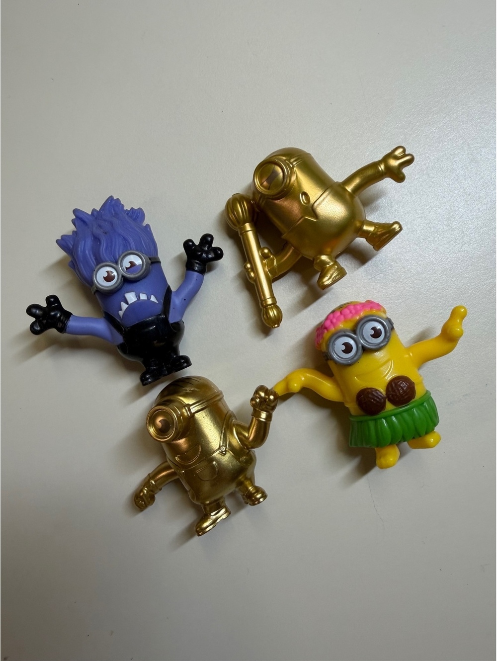 McDonald’s 2019 Minions with Gold and Colored Designs